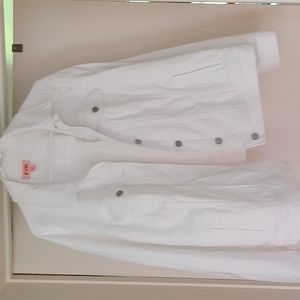 White denim jacket